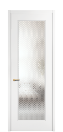 Дверь межкомнатная Плэйн 1 Цвет Белый Покрытие ЭМАЛИ Эмаль Наличник L 50 Цена 48284