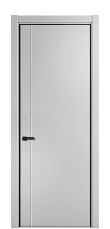 Дверь межкомнатная Ветро 17 Цвет Телегрей Покрытие ЭМАЛИ Эмаль Наличник L 75 Цена 47901