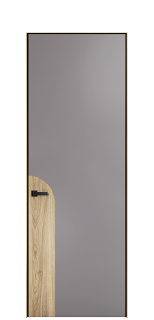 Дверь межкомнатная Дуэт 20 Цвет Ирис Покрытие ЭМАЛИ Эмаль Наличник Скрытый короб золото Цена 55213